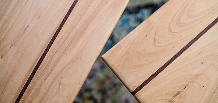 Maple + Walnut Bedside Tables